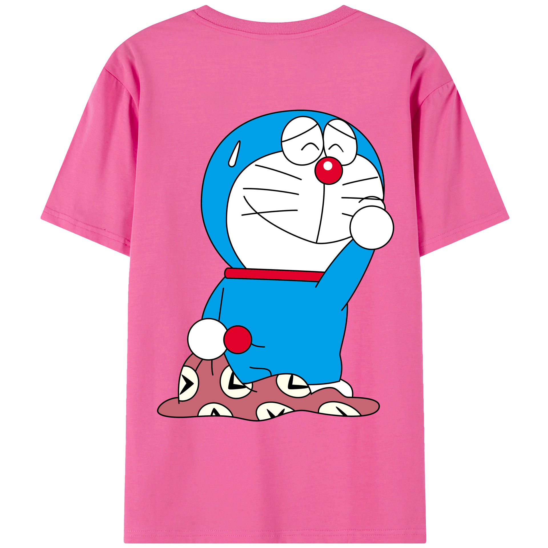 （画像用） ドラえもん Doraemon レディース半袖Tシャツ(バックプリント)